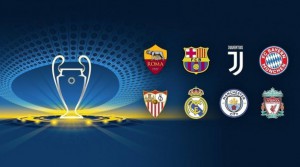 Real, Barca, Juve, Bayern, ManCity, Sevilla, Roma, Liverpool - 1/4 Ligi Mistrzów